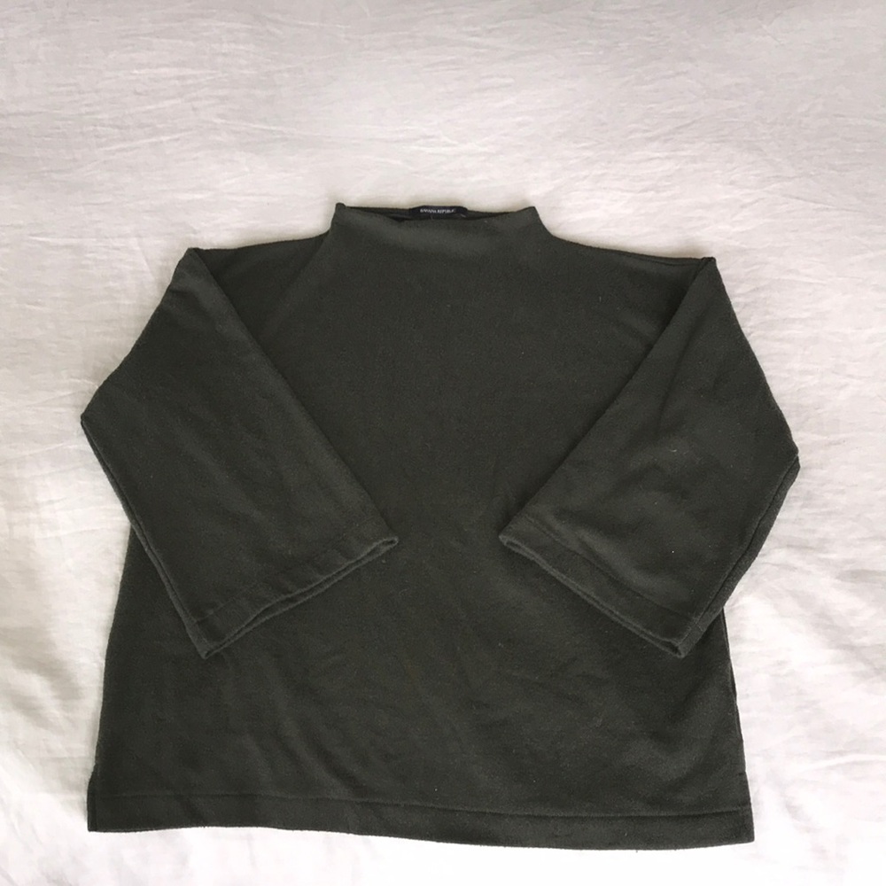 Mock neck banana republic sweater